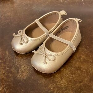 Old Navy Gold Baby Walker Shoes